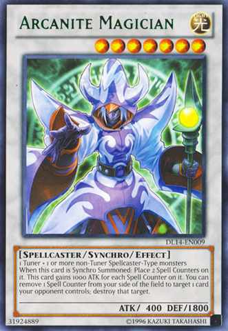 Arcanite Magician (Green) [DL14-EN009] Rare | Clutch Gaming