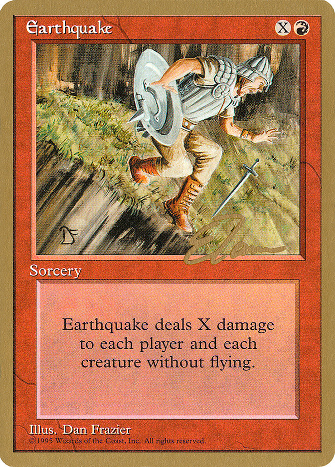 Earthquake (Eric Tam) [Pro Tour Collector Set] | Clutch Gaming