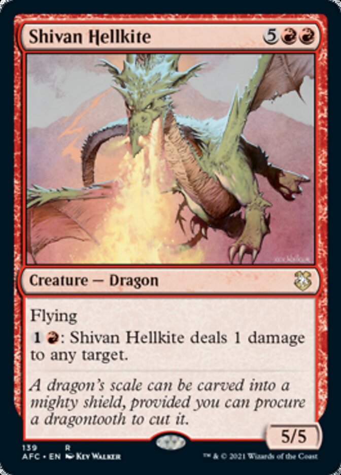 Shivan Hellkite [Dungeons & Dragons: Adventures in the Forgotten Realms Commander] | Clutch Gaming