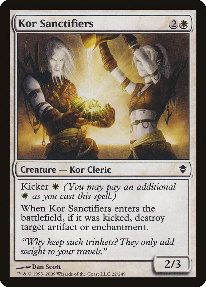 Kor Sanctifiers [Zendikar] | Clutch Gaming