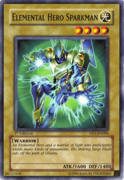Elemental Hero Sparkman [DP1-EN004] Common | Clutch Gaming