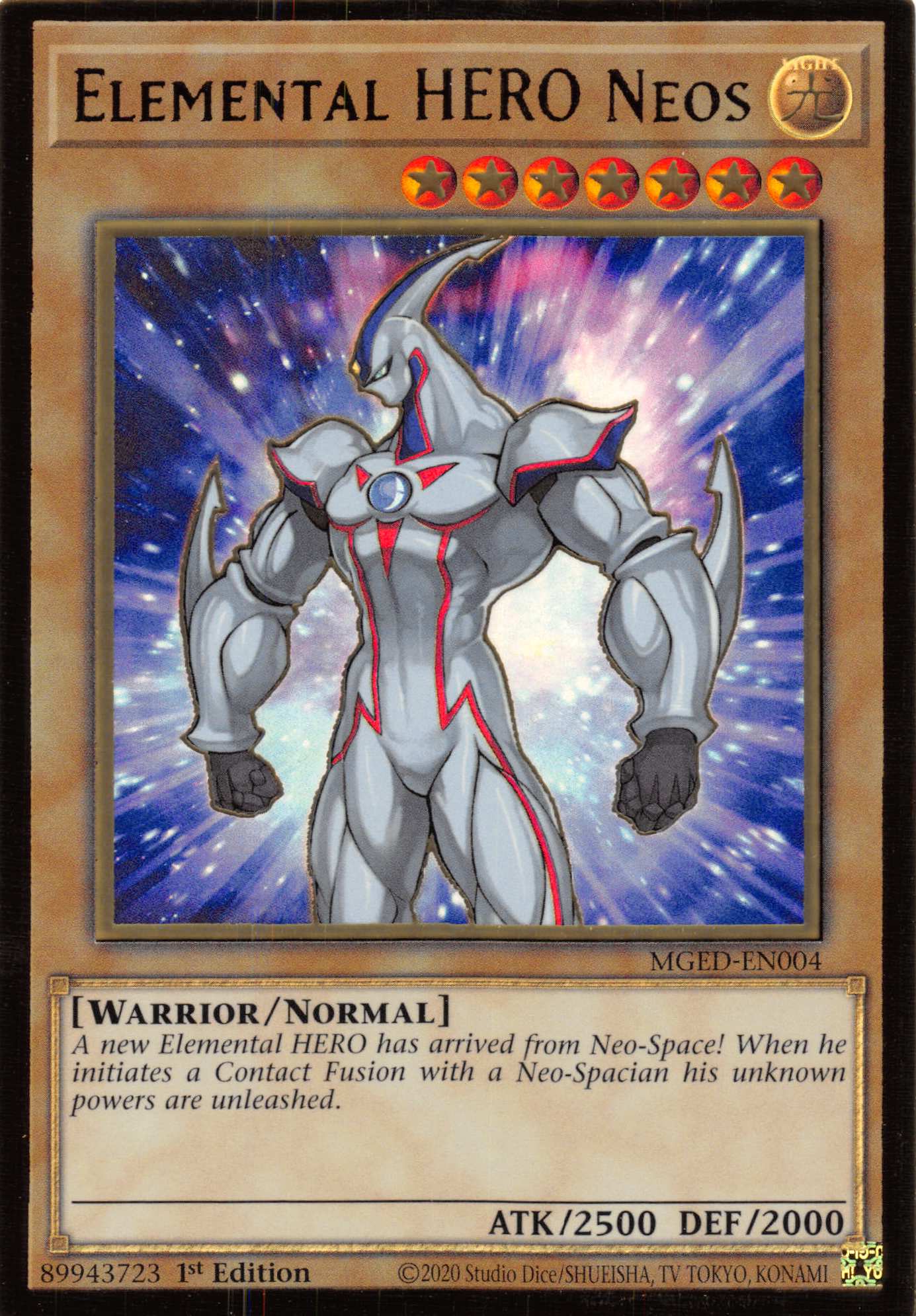 Elemental HERO Neos [MGED-EN004] Gold Rare | Clutch Gaming