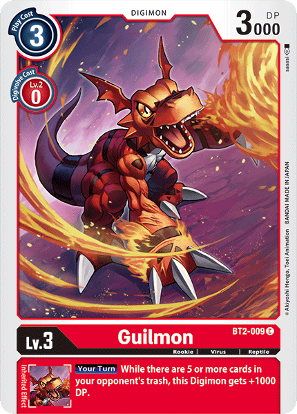 Guilmon [BT2-009] [Release Special Booster Ver.1.0] | Clutch Gaming