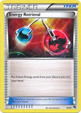 Energy Retrieval (16/30) [Black & White: Trainer Kit - Zoroark] | Clutch Gaming