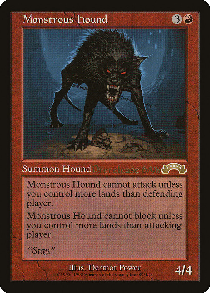 Monstrous Hound [Exodus Promos] | Clutch Gaming