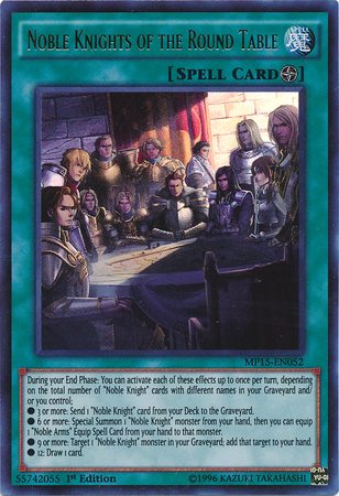 Noble Knights of the Round Table [MP15-EN052] Ultra Rare | Clutch Gaming