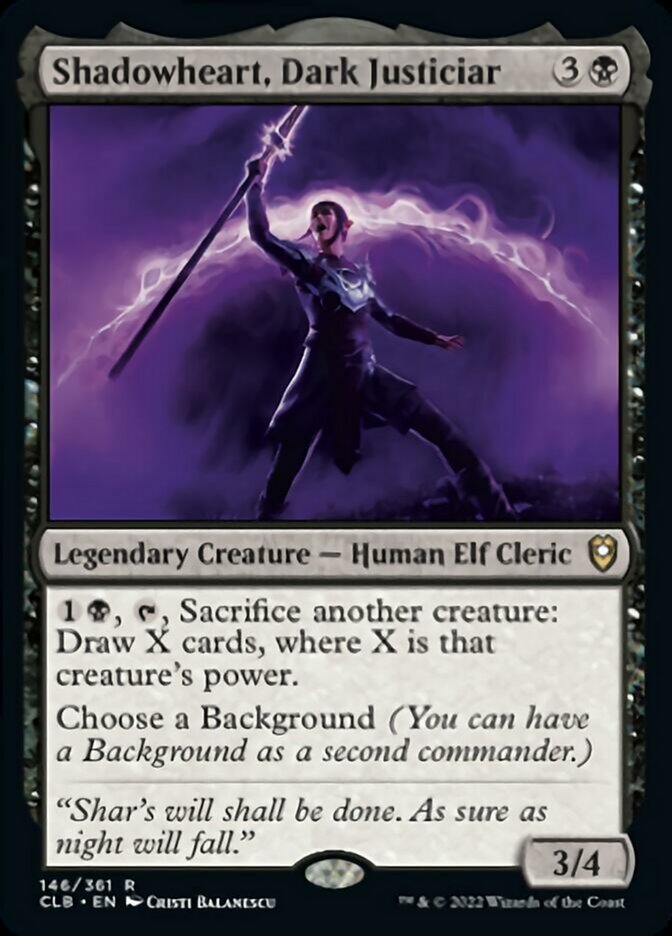 Shadowheart, Dark Justiciar [Commander Legends: Battle for Baldur's Gate] | Clutch Gaming