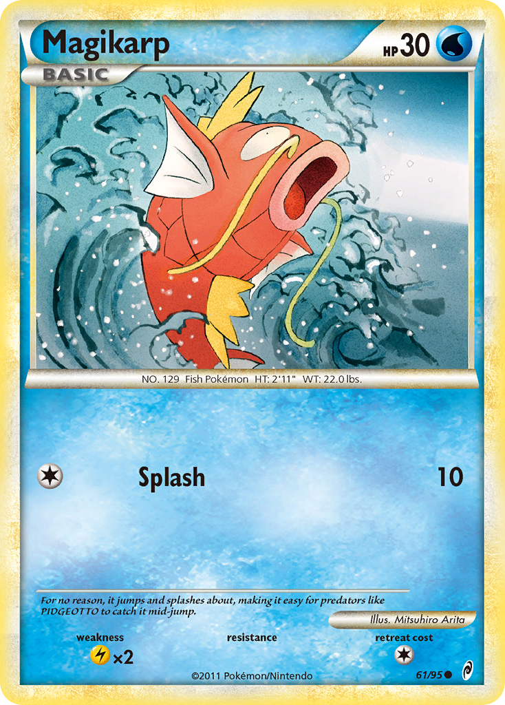 Magikarp (61/95) [HeartGold & SoulSilver: Call of Legends] | Clutch Gaming