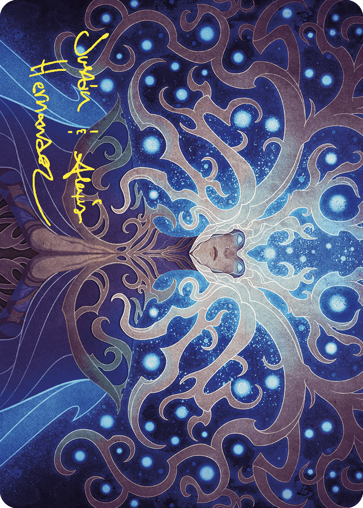 Omniscience Art Card (Gold-Stamped Signature) [Wilds of Eldraine Art Series] | Clutch Gaming