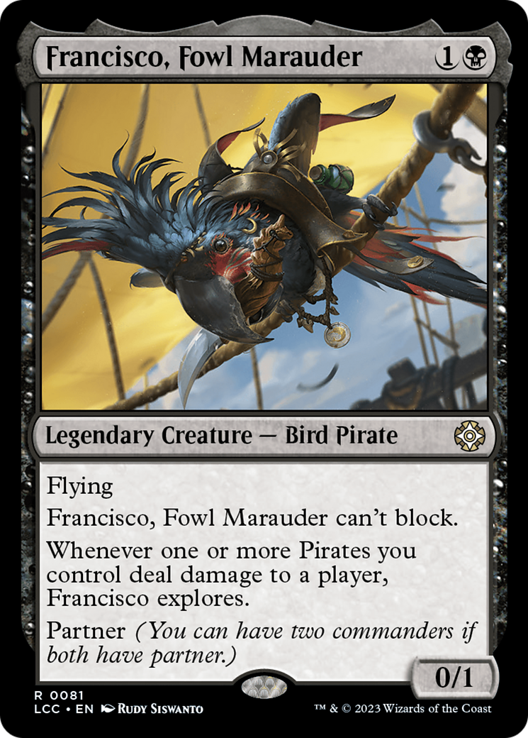 Francisco, Fowl Marauder [The Lost Caverns of Ixalan Commander] | Clutch Gaming