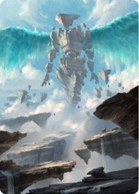 Celestial Colonnade Art Card [Zendikar Rising Art Series] | Clutch Gaming