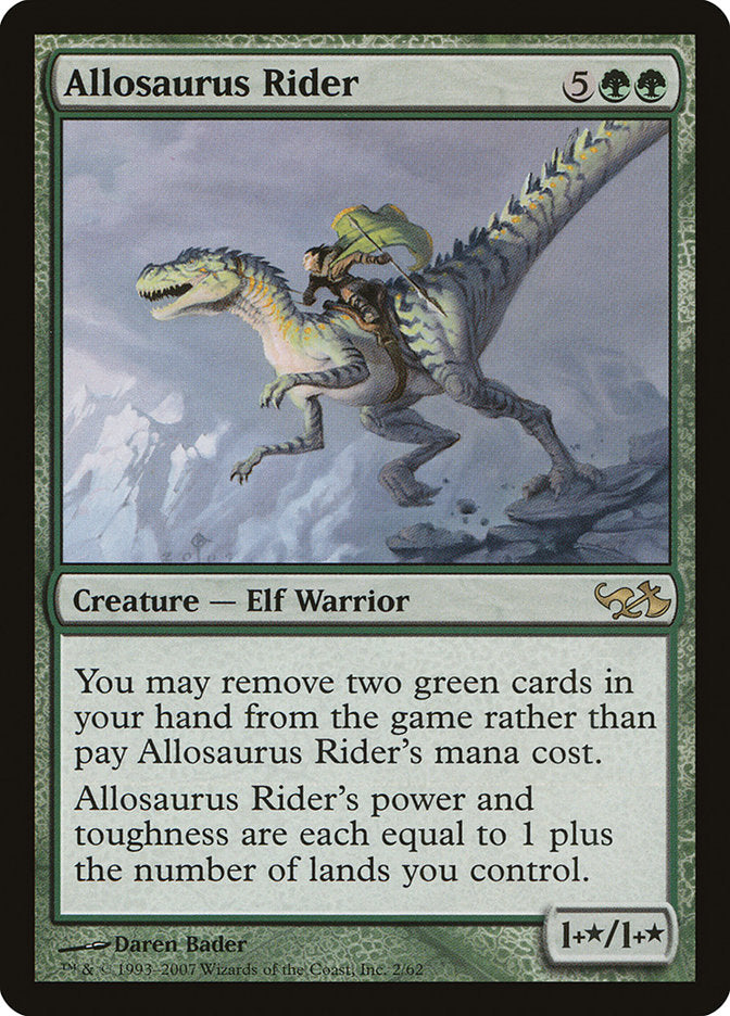 Allosaurus Rider [Duel Decks: Elves vs. Goblins] | Clutch Gaming