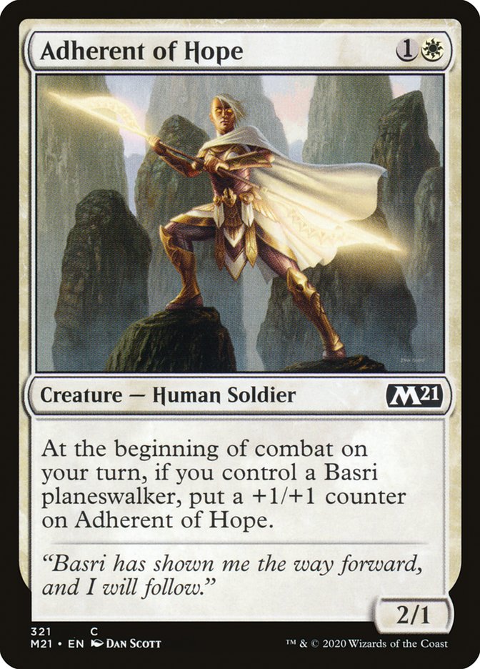 Adherent of Hope [Core Set 2021] | Clutch Gaming