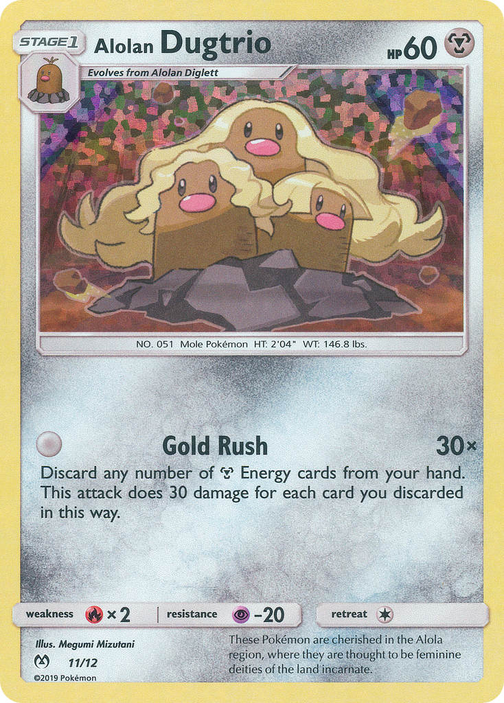 Alolan Dugtrio (11/12) [McDonald's Promos: 2019 Collection] | Clutch Gaming