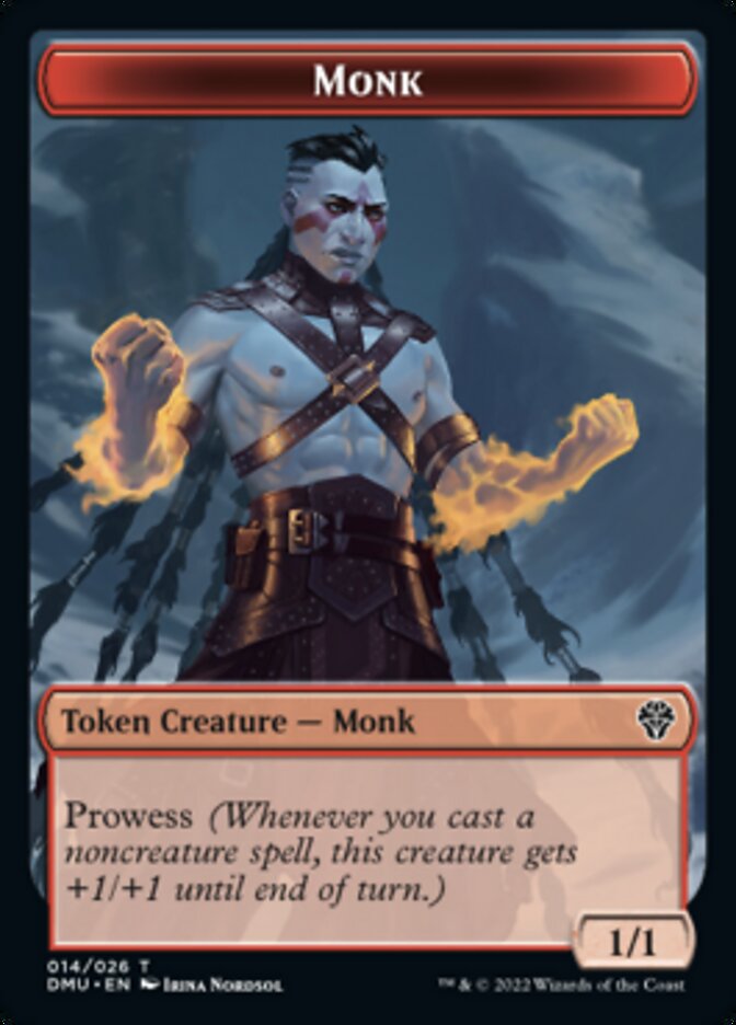 Monk Token [Dominaria United Tokens] | Clutch Gaming