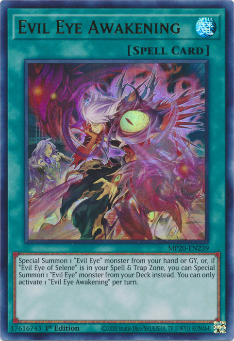 Evil Eye Awakening [MP20-EN239] Ultra Rare | Clutch Gaming