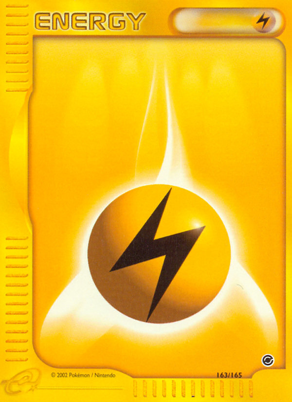 Lightning Energy (163/165) [Expedition: Base Set] | Clutch Gaming