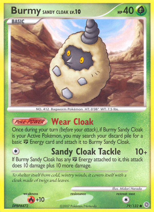 Burmy Sandy Cloak (79/132) [Diamond & Pearl: Secret Wonders] | Clutch Gaming