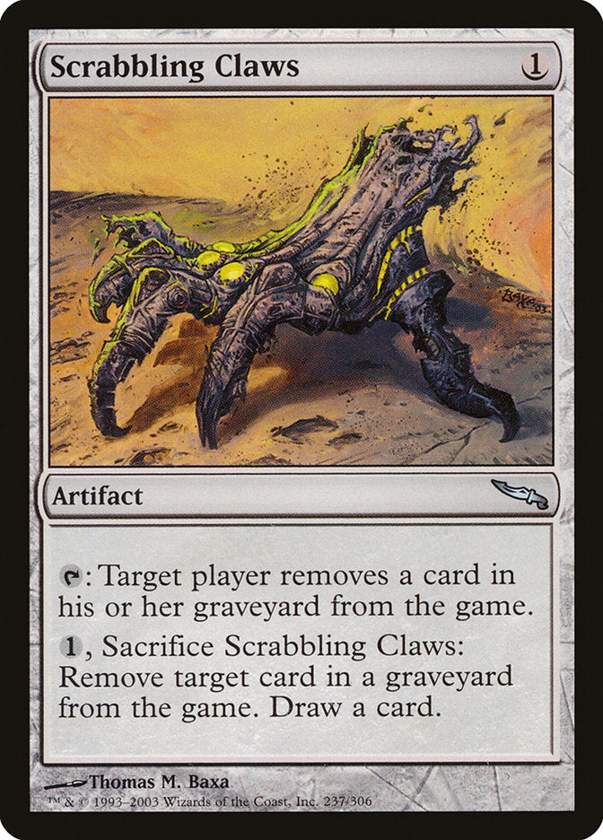 Scrabbling Claws [Mirrodin] | Clutch Gaming