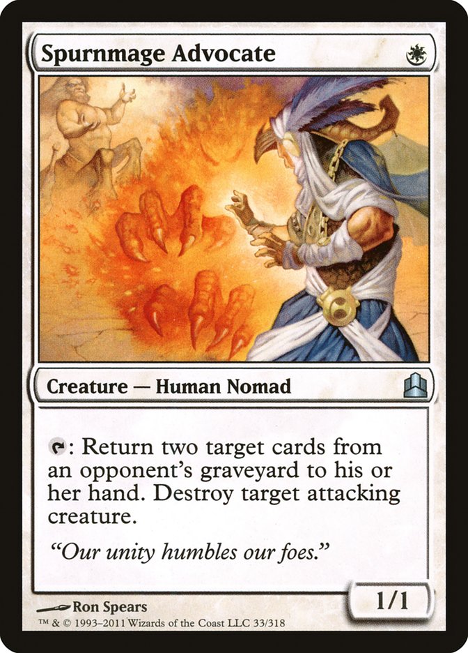 Spurnmage Advocate [Commander 2011] | Clutch Gaming