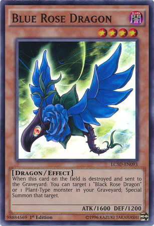 Blue Rose Dragon [LC5D-EN093] Super Rare | Clutch Gaming