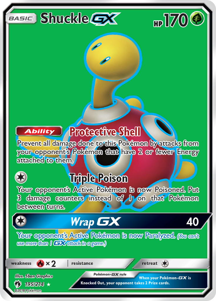 Shuckle GX (195/214) [Sun & Moon: Lost Thunder] | Clutch Gaming