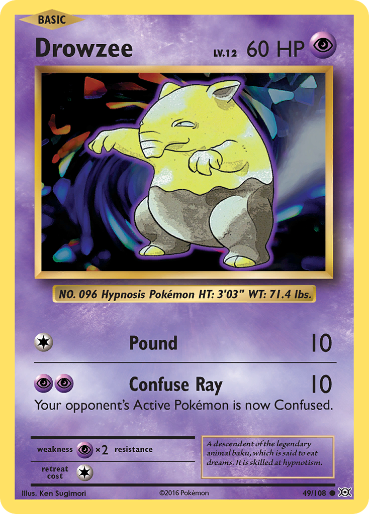 Drowzee (49/108) [XY: Evolutions] | Clutch Gaming