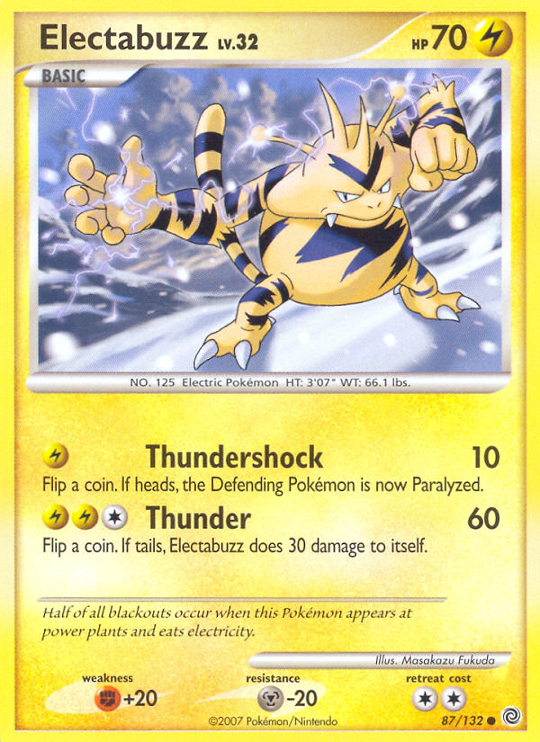 Electabuzz (87/132) [Diamond & Pearl: Secret Wonders] | Clutch Gaming