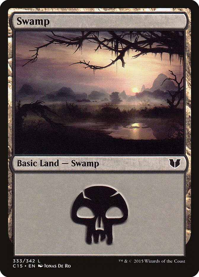 Swamp (333) [Commander 2015] | Clutch Gaming