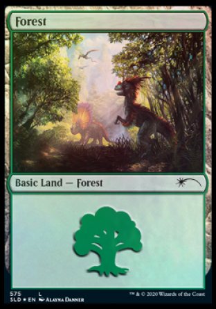 Forest (Dinosaurs) (575) [Secret Lair Drop Promos] | Clutch Gaming