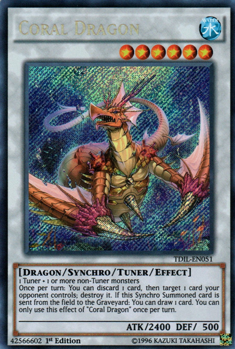 Coral Dragon [TDIL-EN051] Secret Rare | Clutch Gaming