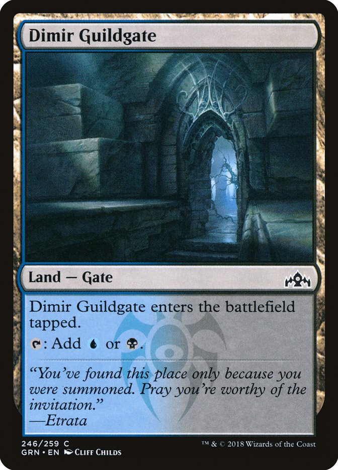 Dimir Guildgate (246/259) [Guilds of Ravnica] | Clutch Gaming