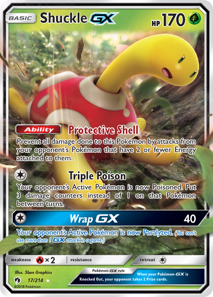 Shuckle GX (17/214) [Sun & Moon: Lost Thunder] | Clutch Gaming