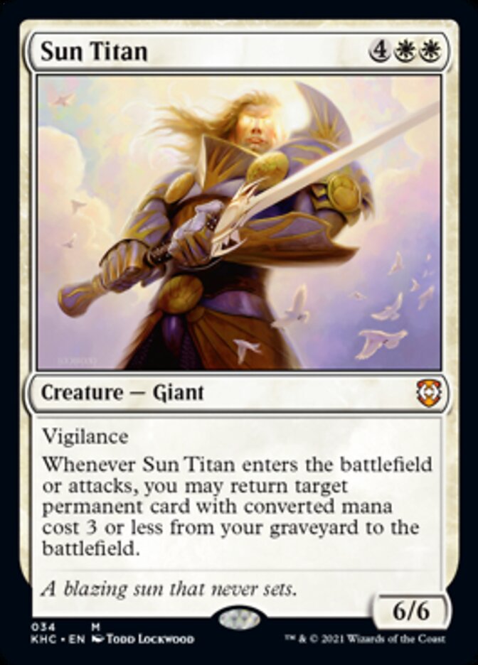 Sun Titan [Kaldheim Commander] | Clutch Gaming