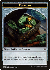 Dinosaur // Treasure (009) Double-Sided Token [Ixalan Tokens] | Clutch Gaming