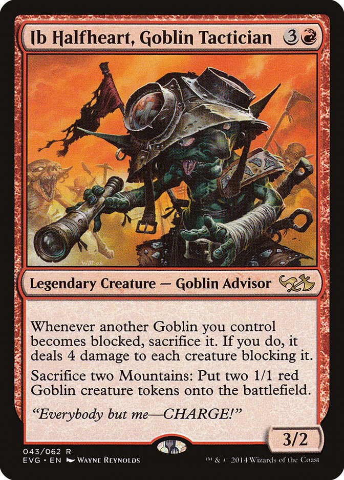 Ib Halfheart, Goblin Tactician (Elves vs. Goblins) [Duel Decks Anthology] | Clutch Gaming