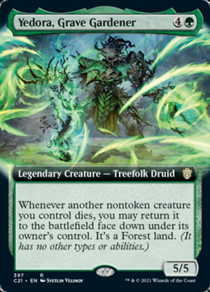 Yedora, Grave Gardener (Extended Art) [Commander 2021] | Clutch Gaming