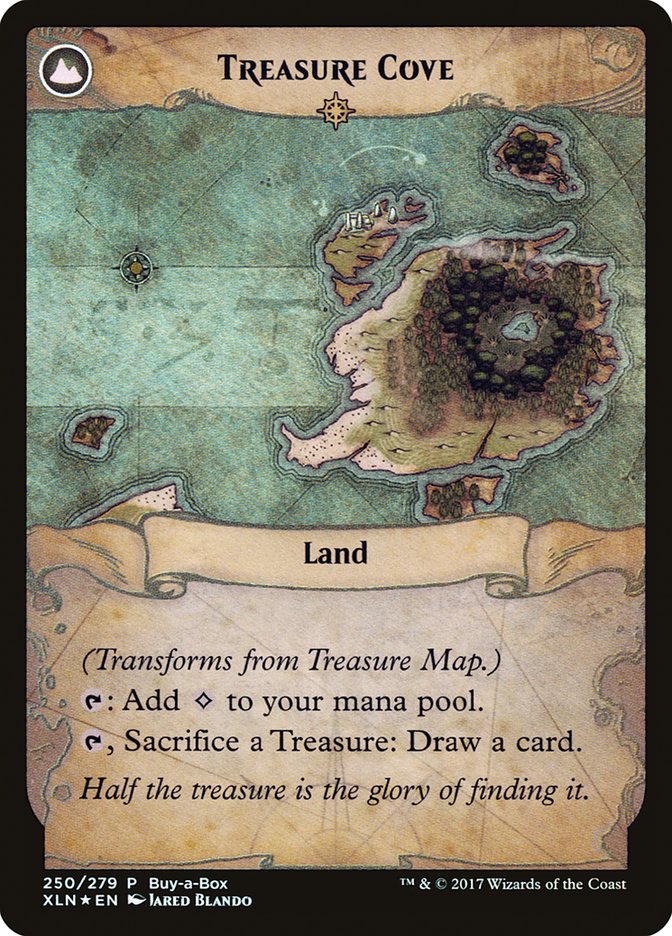 Treasure Map // Treasure Cove (Buy-A-Box) [Ixalan Treasure Chest] | Clutch Gaming