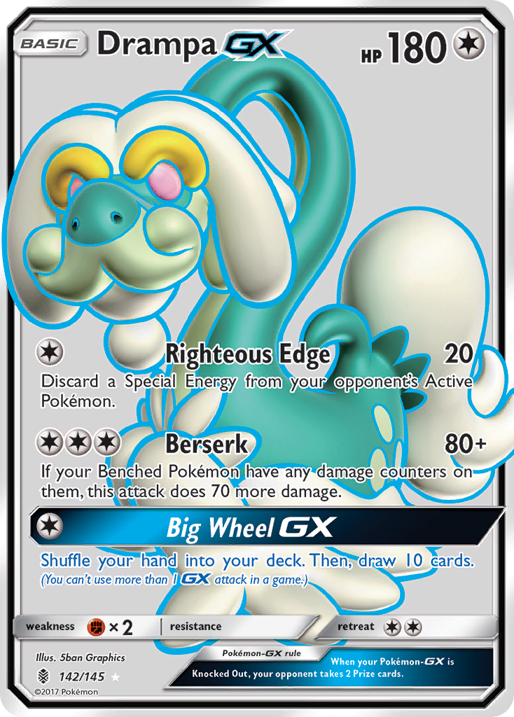 Drampa GX (142/145) [Sun & Moon: Guardians Rising] | Clutch Gaming