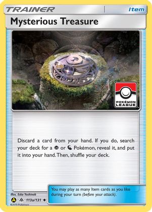 Mysterious Treasure (113a/131) (League Promo) [Sun & Moon: Forbidden Light] | Clutch Gaming