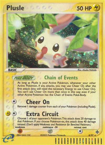 Plusle (8/97) [EX: Dragon] | Clutch Gaming