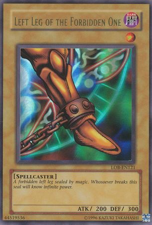 Left Leg of the Forbidden One [LOB-EN121] Ultra Rare | Clutch Gaming