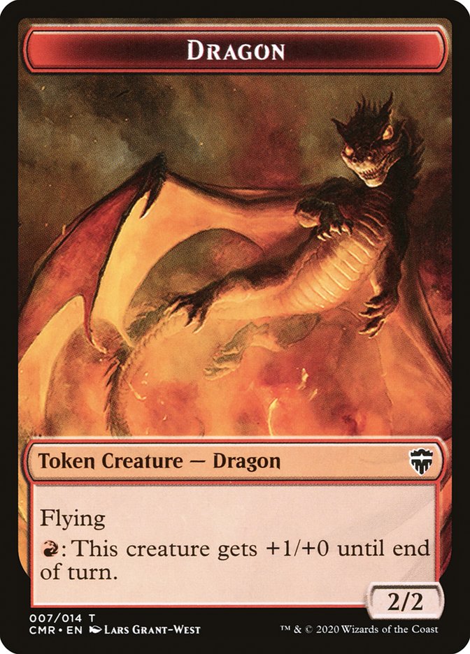 Dragon Token [Commander Legends Tokens] | Clutch Gaming