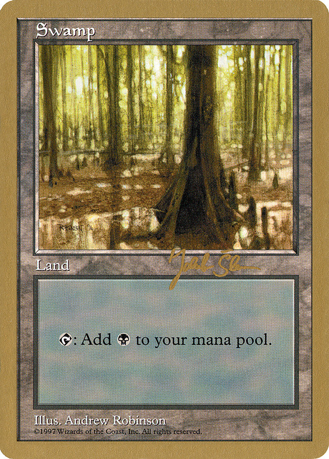 Swamp (js439) (Jakub Slemr) [World Championship Decks 1997] | Clutch Gaming