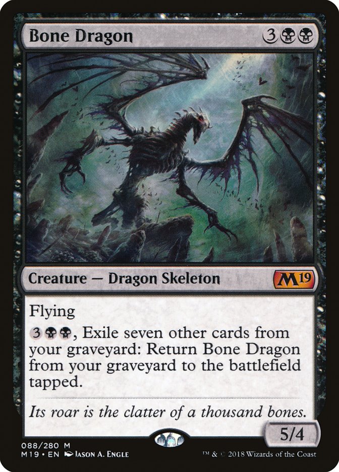 Bone Dragon [Core Set 2019] | Clutch Gaming