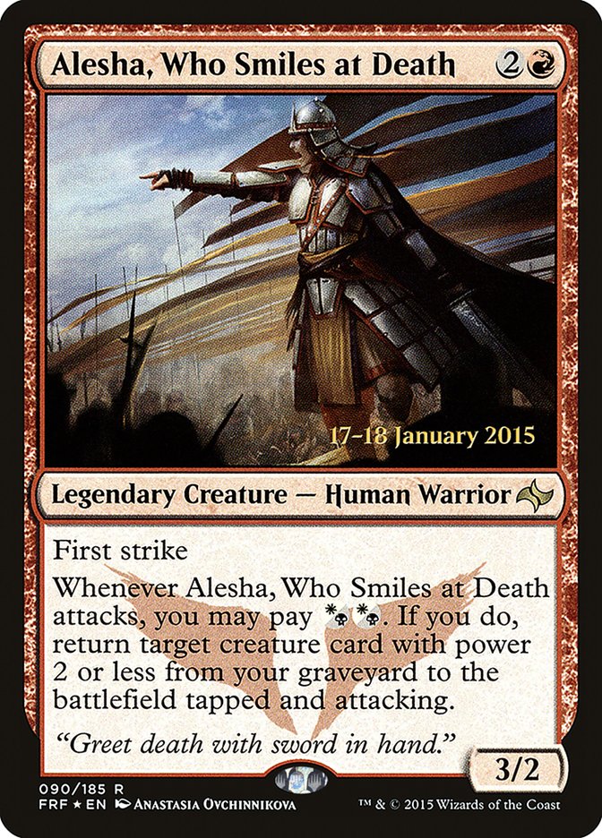 Alesha, Who Smiles at Death [Fate Reforged Prerelease Promos] | Clutch Gaming