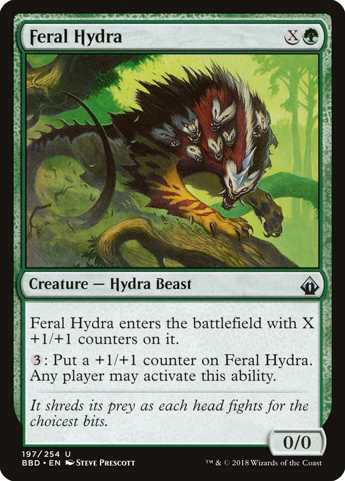 Feral Hydra [Battlebond] | Clutch Gaming