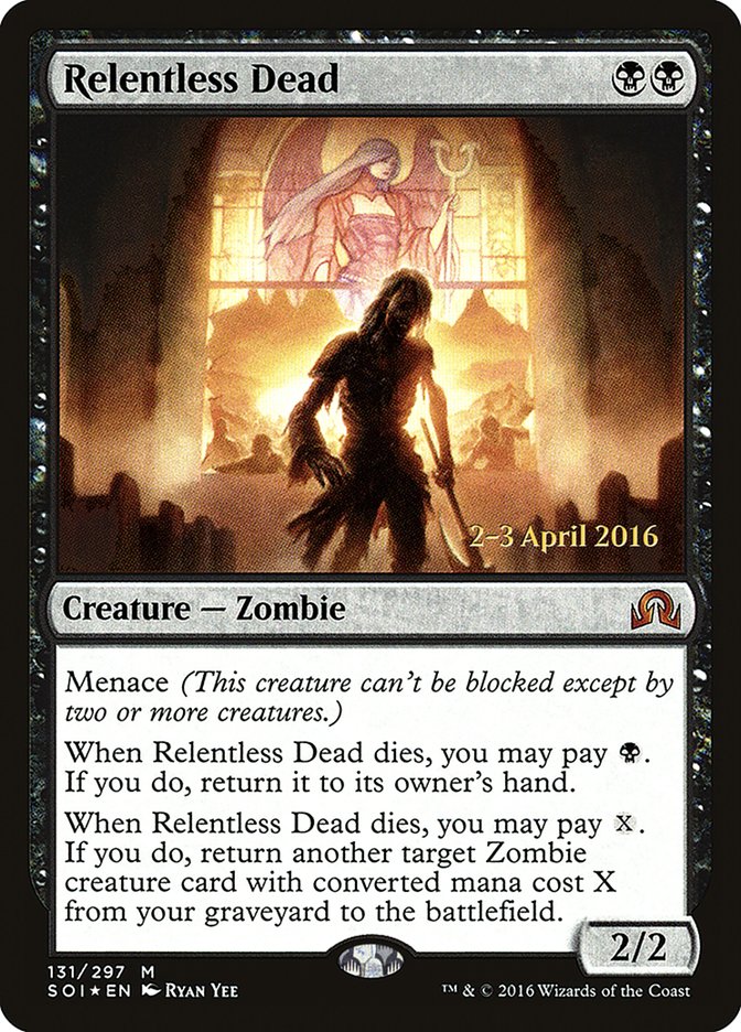 Relentless Dead [Shadows over Innistrad Prerelease Promos] | Clutch Gaming