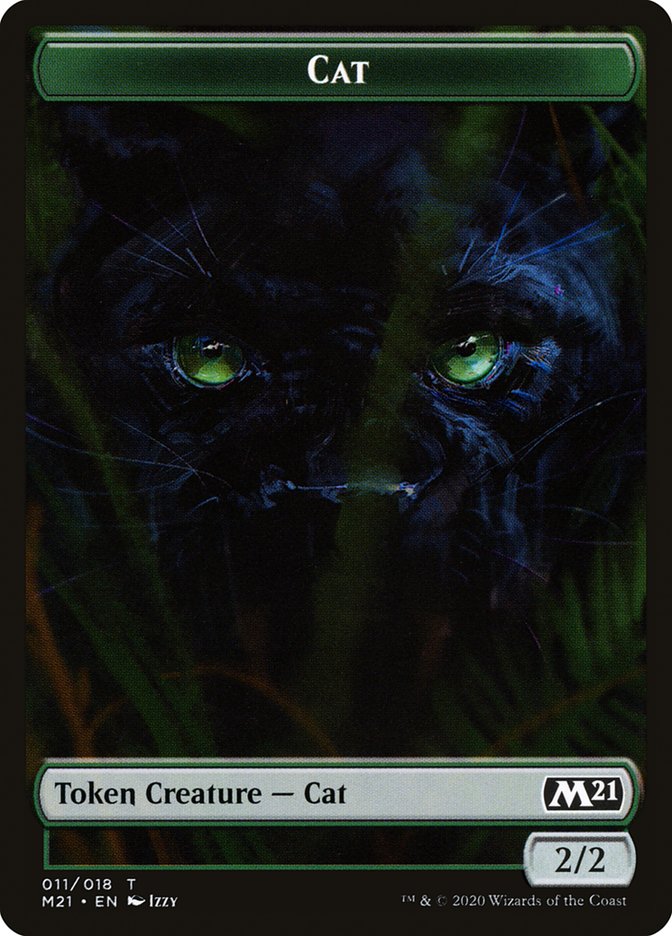 Angel // Cat (011) Double-Sided Token [Core Set 2021 Tokens] | Clutch Gaming