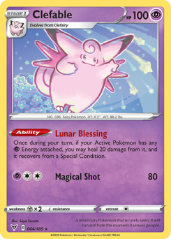 Clefable (064/185) [Sword & Shield: Vivid Voltage] | Clutch Gaming
